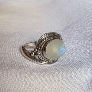 Sterling Silver Moonstone Ring